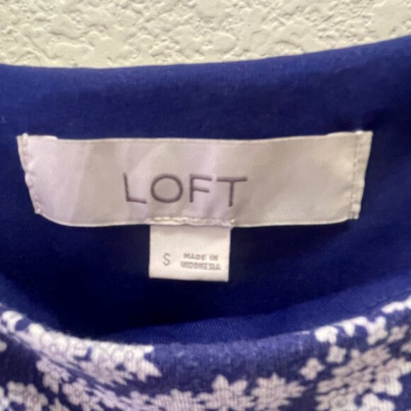 Loft Floral Tie Waist Sleeveless Midi Dress Small - Picture 2 of 4